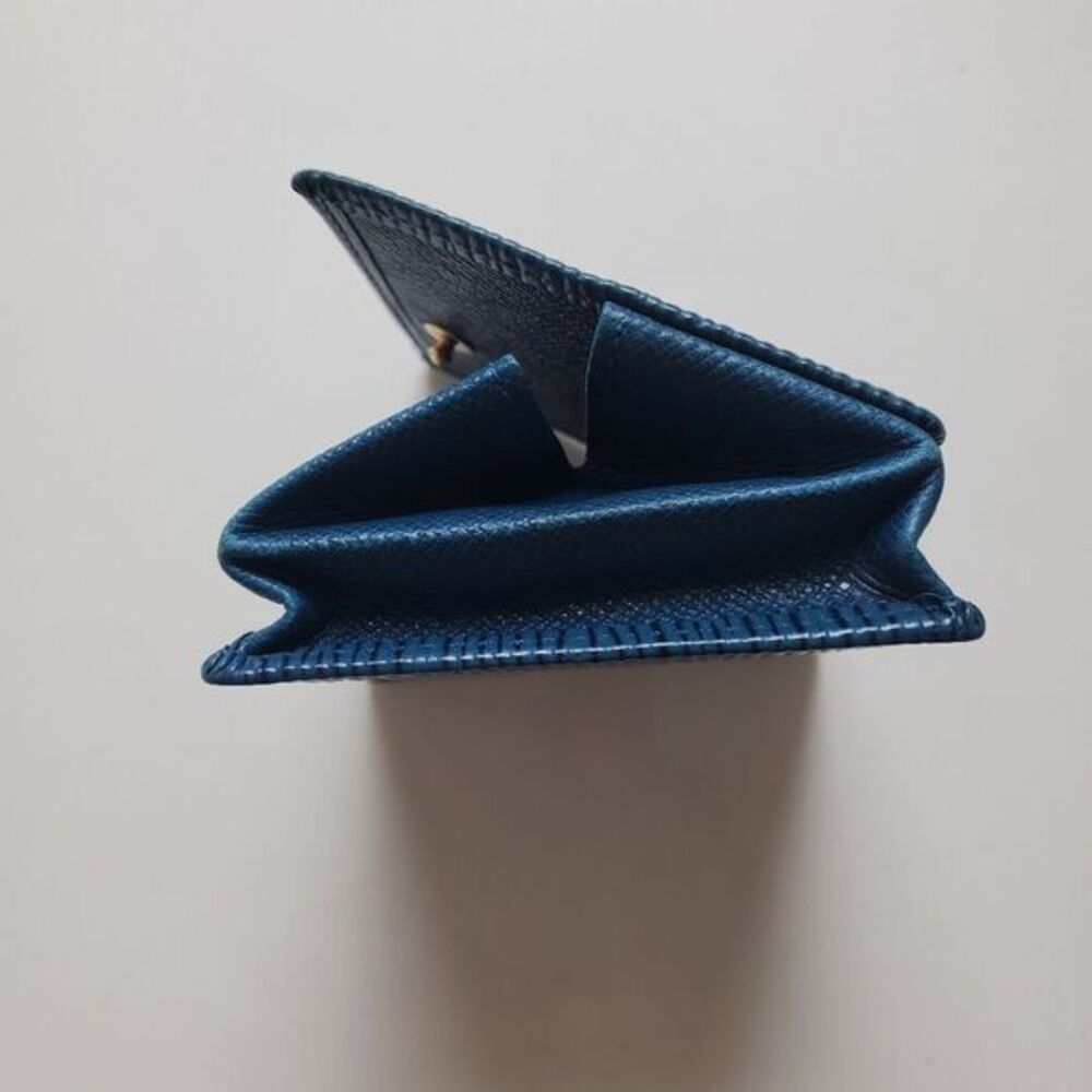 Louis Vuitton Blue Epi Porte Monnaie Coins Card‎ Case Boite Box - Picture 6 of 14